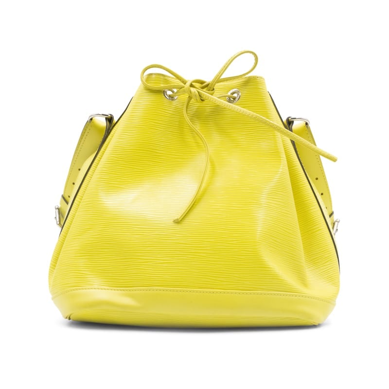 Louis Vuitton Epi Yellow Pistache Petit Noe Bucket Bag