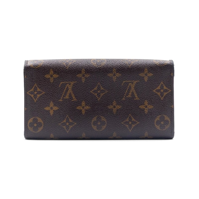 Louis Vuitton Brown Monogram Long Flap Wallet - Image 2