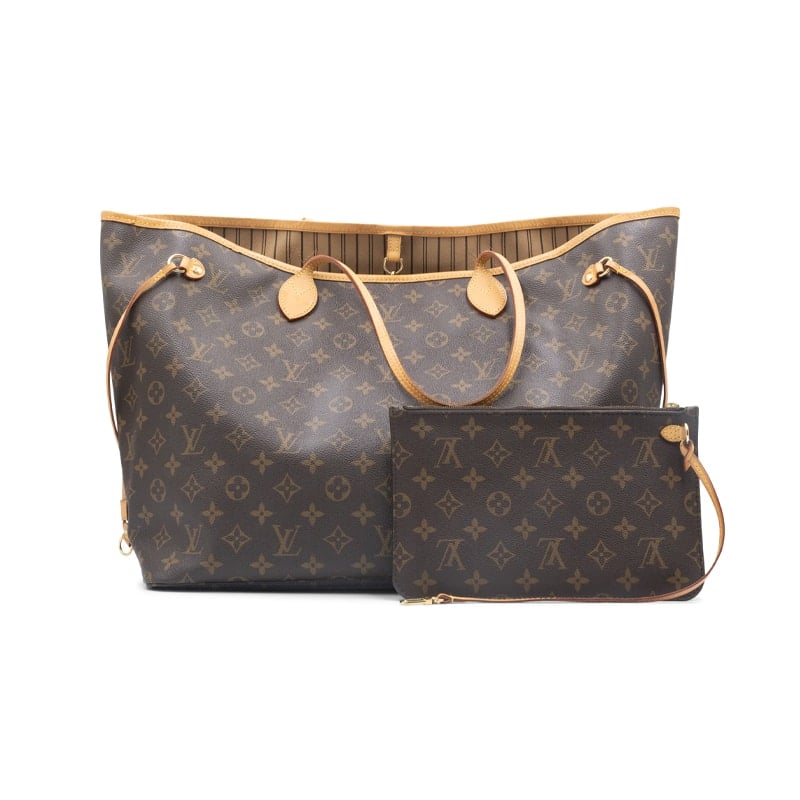 Louis Vuitton Monogram Neverfull GM + Pouch - Image 2