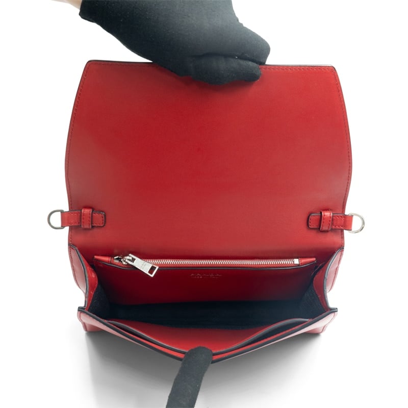 Prada Calf/Saffiano Studded Elektra Crossbody Bag - Image 6