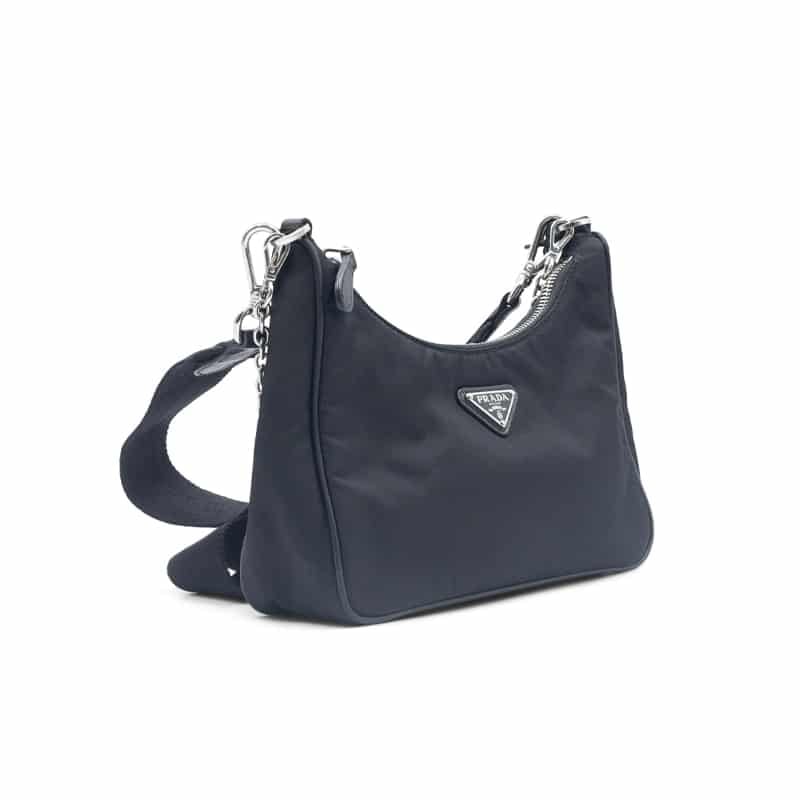 Prada Re-Edition 2005 Black Nylon Shoulder Bag - Image 3
