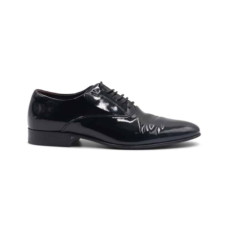 Valentino Black Patent Leather Oxfords - Image 2