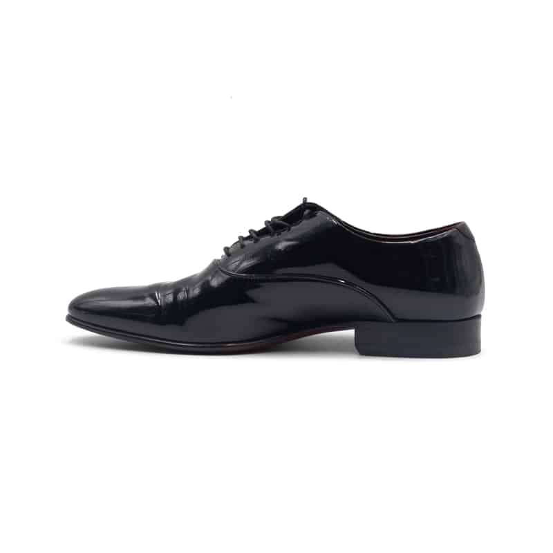Valentino Black Patent Leather Oxfords - Image 3