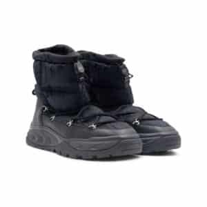 Christian Dior Black Oblique Nylon Snow Ankle Boots