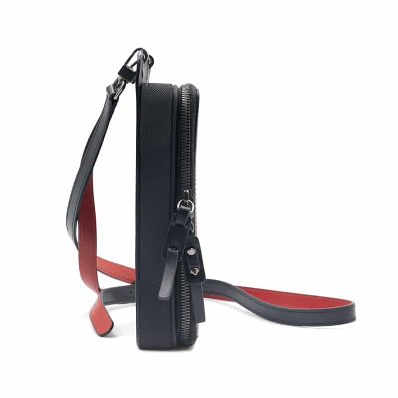 Christian Louboutin Black Calfskin Crossbody Pouch - Image 4