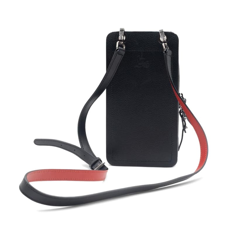 Christian Louboutin Black Calfskin Crossbody Pouch - Image 2