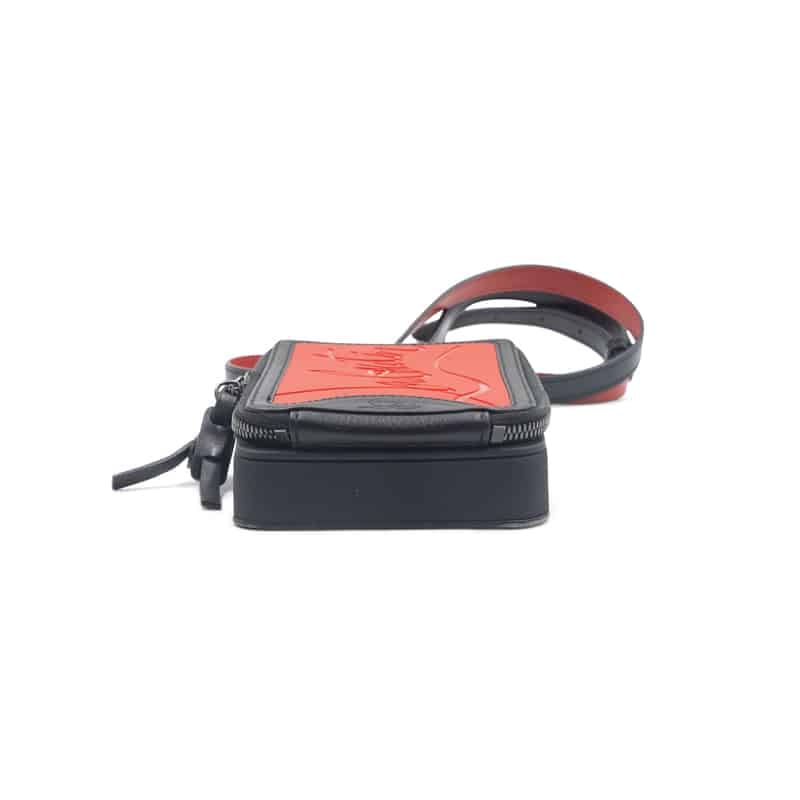 Christian Louboutin Black Calfskin Crossbody Pouch - Image 5