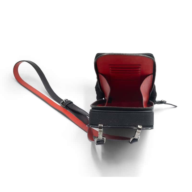 Christian Louboutin Black Calfskin Crossbody Pouch - Image 6