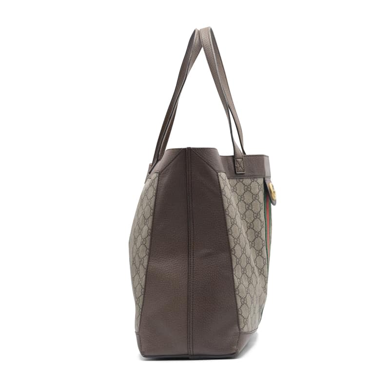 Gucci Beige/Brown GG Supreme Ophidia Tote Bag & Pouch - Image 5