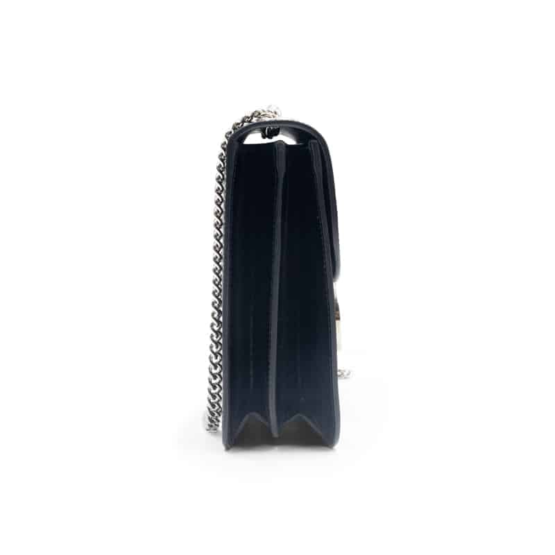 Gucci Black Patent Leather GG Interlocking Shoulder Bag - Image 4