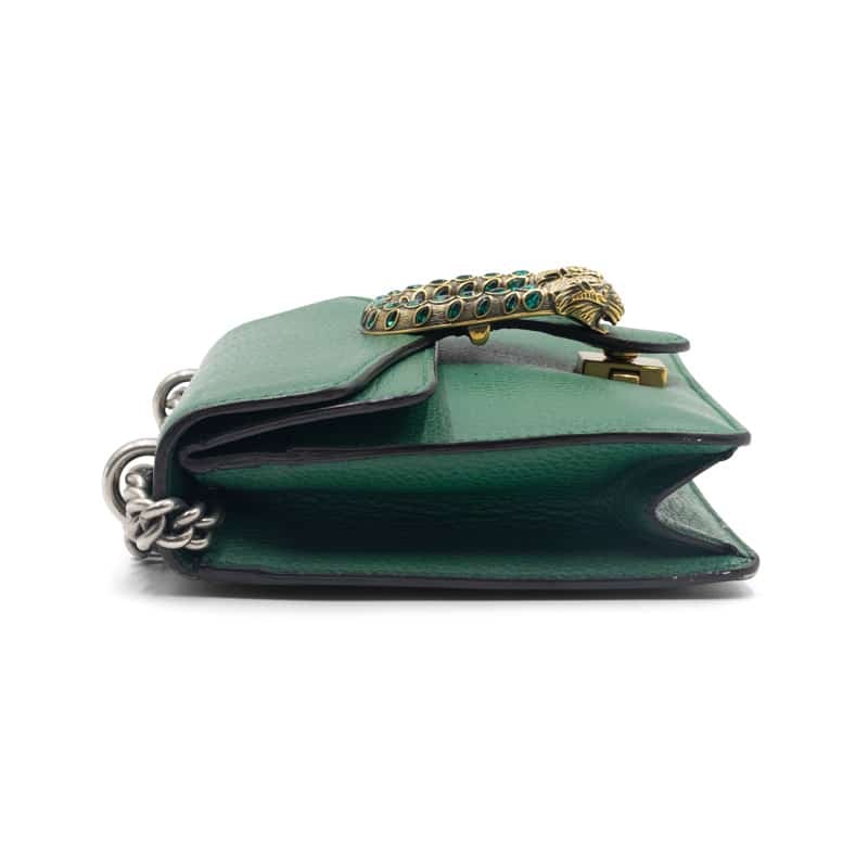 Gucci Emerald Calfskin Mini Dionysus Shoulder Bag - Image 3