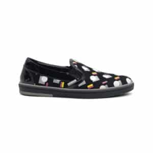 Alternative view of Jimmy Choo Black Mix Grove Slip Ons
