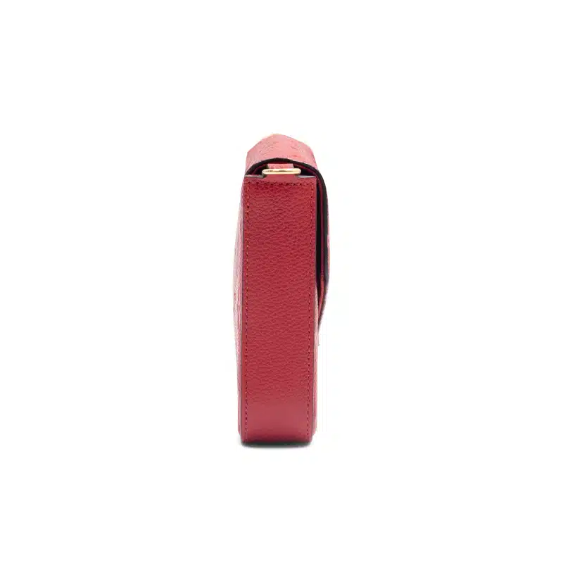 Louis Vuitton Rouge Monogram Empreinte Leather Pochette Felicie - Image 6