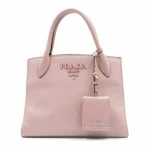 Prada Old Rose Saffiano Leather Medium Monochrome Tote