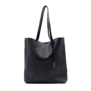 Saint Laurent Black Leather North South Tote Bag
