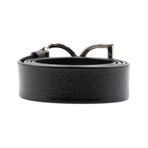 Alternative view of Dolce & Gabbana DG Logo Black Leather Belt