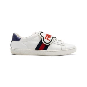 Alternative view of Gucci White Leather Ace Blind For Love Patch Low Top Sneakers