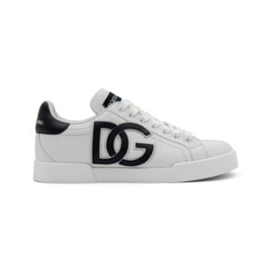 Alternative view of Dolce & Gabbana DG Label White Portofino Sneakers