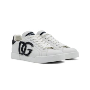 Dolce & Gabbana DG Label White Portofino Sneakers