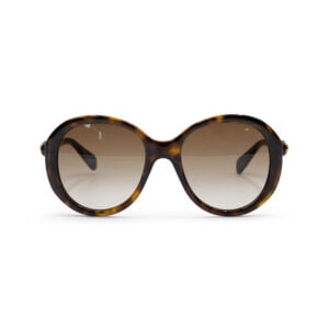 Gucci GG0368S Oval Havana Sunglasses