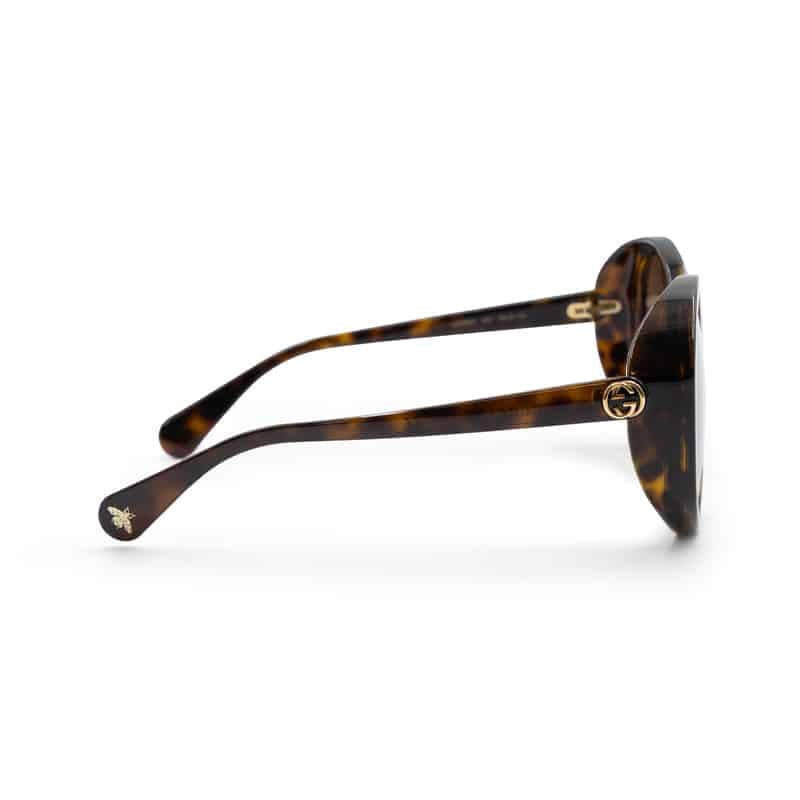 Gucci GG0368S Oval Havana Sunglasses - Image 2