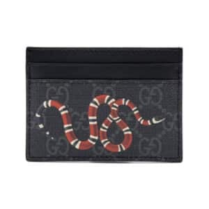Gucci Kingsnake GG Supreme Card Holder