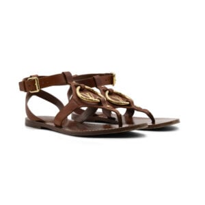 Louis Vuitton Horizon Brown Flat Sandals