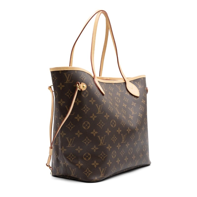 Louis Vuitton Monogram Canvas Neverfull MM + Pouch - Image 3