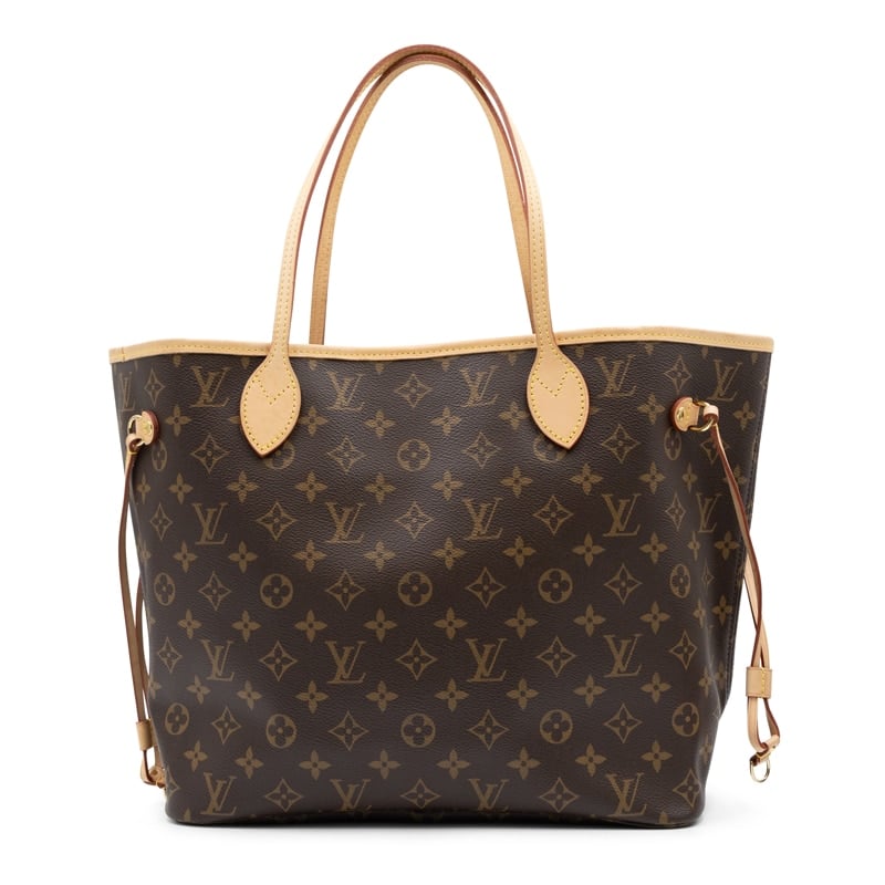 Louis Vuitton Monogram Canvas Neverfull MM + Pouch - Image 5