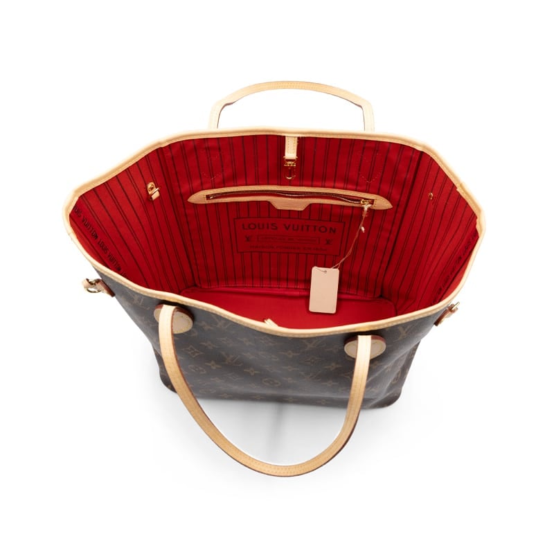 Louis Vuitton Monogram Canvas Neverfull MM + Pouch - Image 7