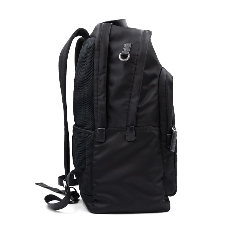 Prada Re-Nylon Leather-Trimmed Backpack - Image 4