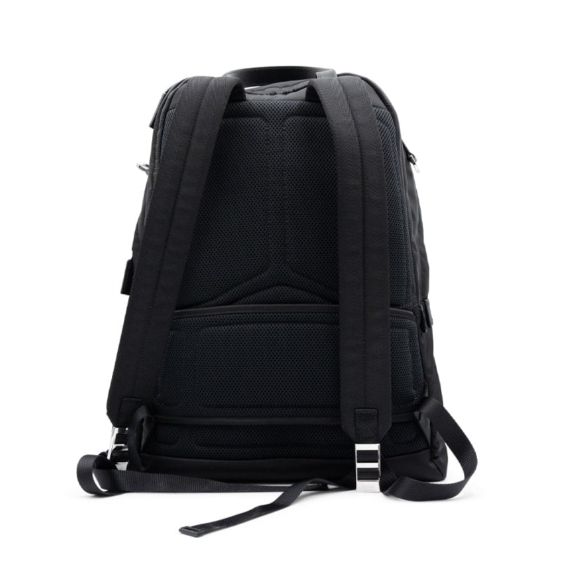 Prada Re-Nylon Leather-Trimmed Backpack - Image 2