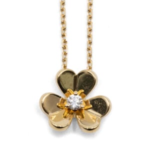 Van Cleef & Arpels 18kt Yellow Gold Frivole Pendant Mini Model