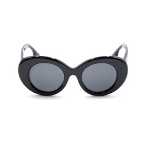 Burberry Black Oval Margot Sunglasses