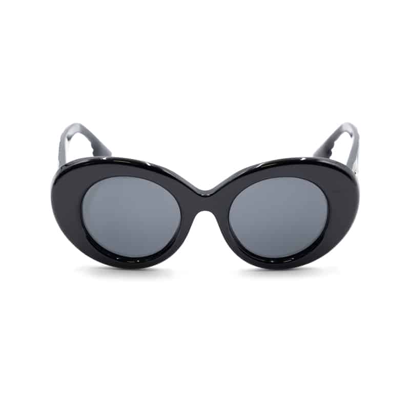 Burberry Black Oval Margot Sunglasses