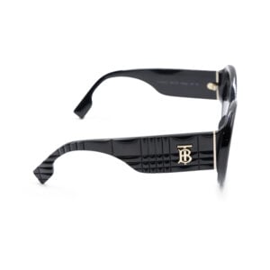 Alternative view of Burberry Black Oval Margot Sunglasses