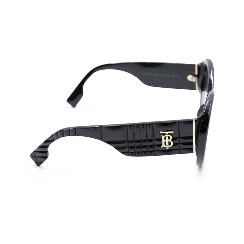 Burberry Black Oval Margot Sunglasses - Image 2