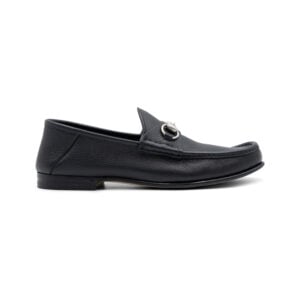 Alternative view of Gucci Black Pebbled Calfskin 1953 Horsebit Loafers