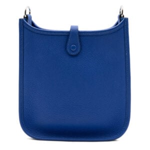 Alternative view of Hermès Bleu France Clemence Palladium Hardware Evelyn TPM