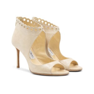Jimmy Choo Shimmer Suede Blythe 85 Sandals