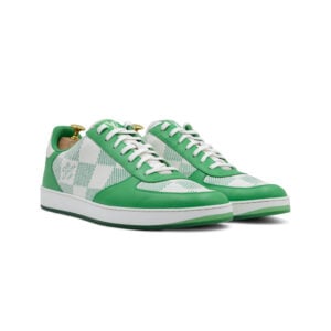 Louis Vuitton Rivoli Green Plaid Low Top Sneakers