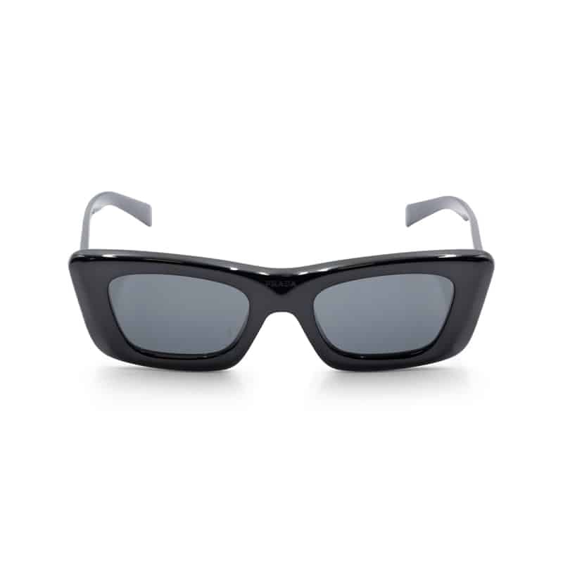 Prada PR13ZS Black Cat-Eye Sunglasses