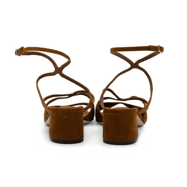 Jimmy Choo Brown Suede Azilia 45 Sandals - Image 5