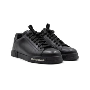 Dolce & Gabbana Black Portofino Sneakers