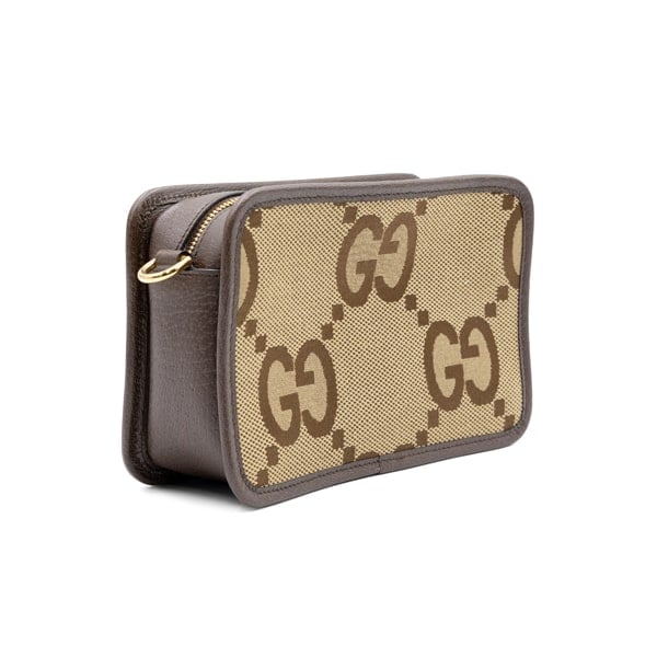 Gucci Brown Jumbo GG Mini Crossbody Bag - Image 3