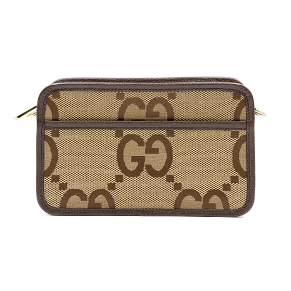 Gucci Brown Jumbo GG Mini Crossbody Bag