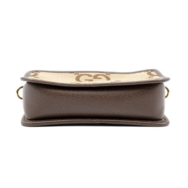 Gucci Brown Jumbo GG Mini Crossbody Bag - Image 5