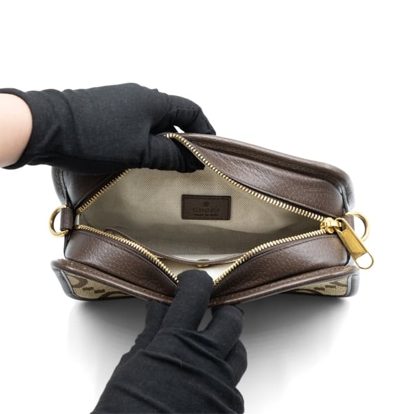 Gucci Brown Jumbo GG Mini Crossbody Bag - Image 6