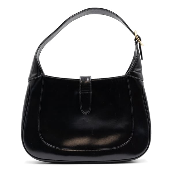 Gucci Black Leather Jackie 1961 Medium Shoulder Bag - Image 2