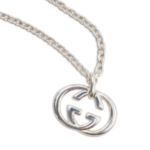 Alternative view of Gucci Sterling Silver Interlocking G Pendant Necklace